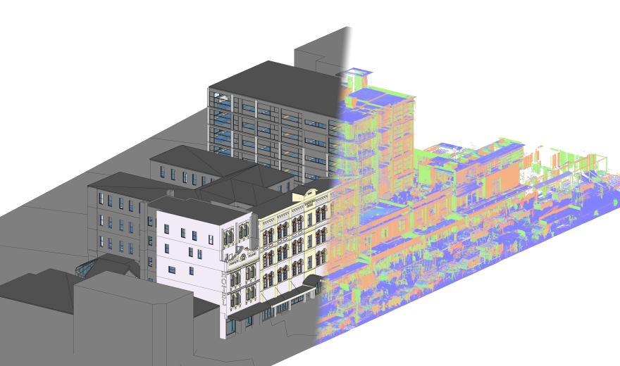 BIM model of hotel