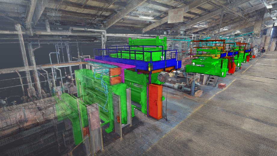 BIM model of pump station