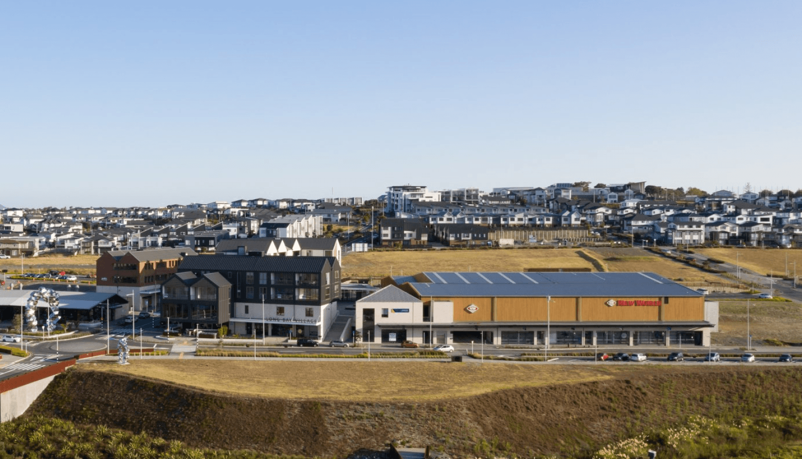 Image of new builds on new lot