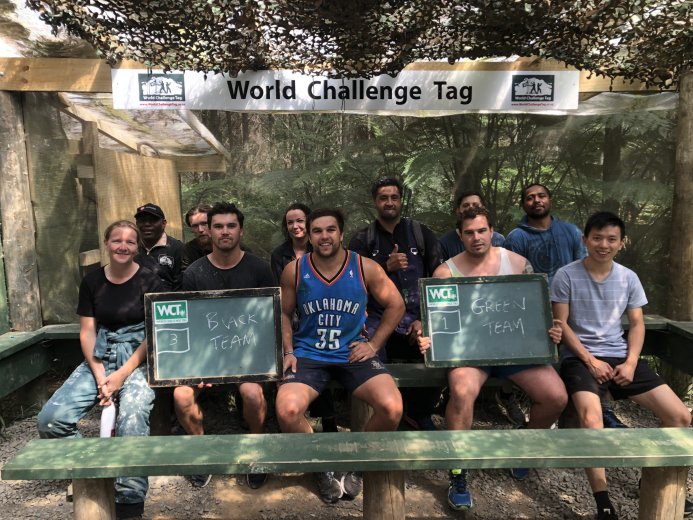 Woods staff at World Challenge Tag event