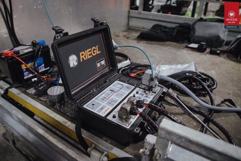 Mobile laser scanning riegl operating rig